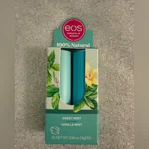 EOS Sweet Mint and Vanilla Mint Lip Balm Set